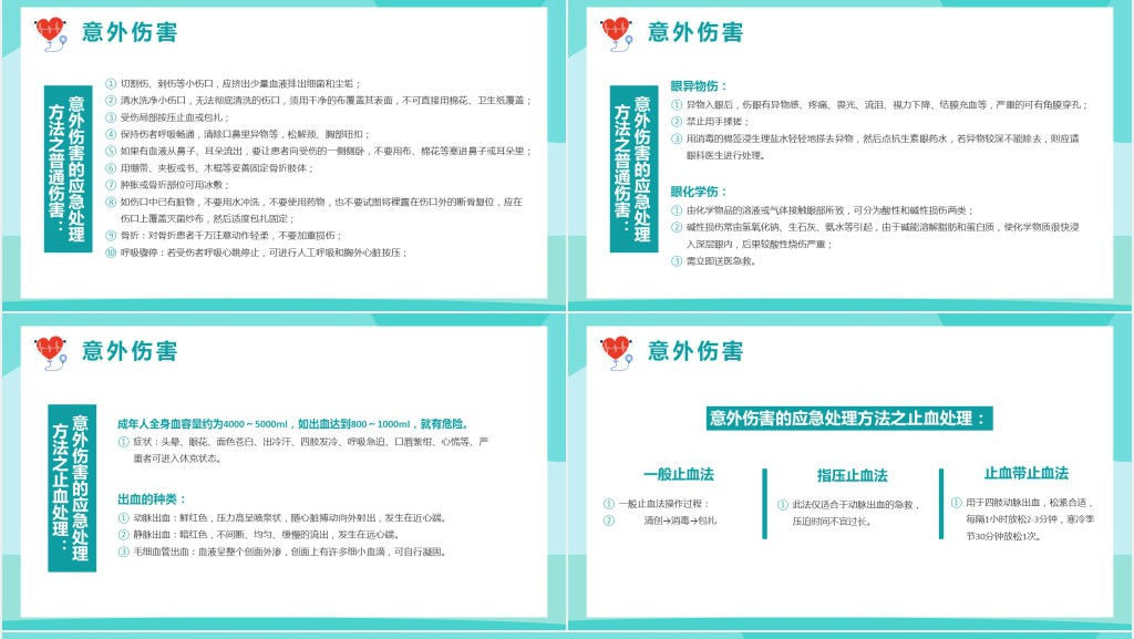 急救知识进校园宣传PPT模板 急救知识进校园宣传PPT模板