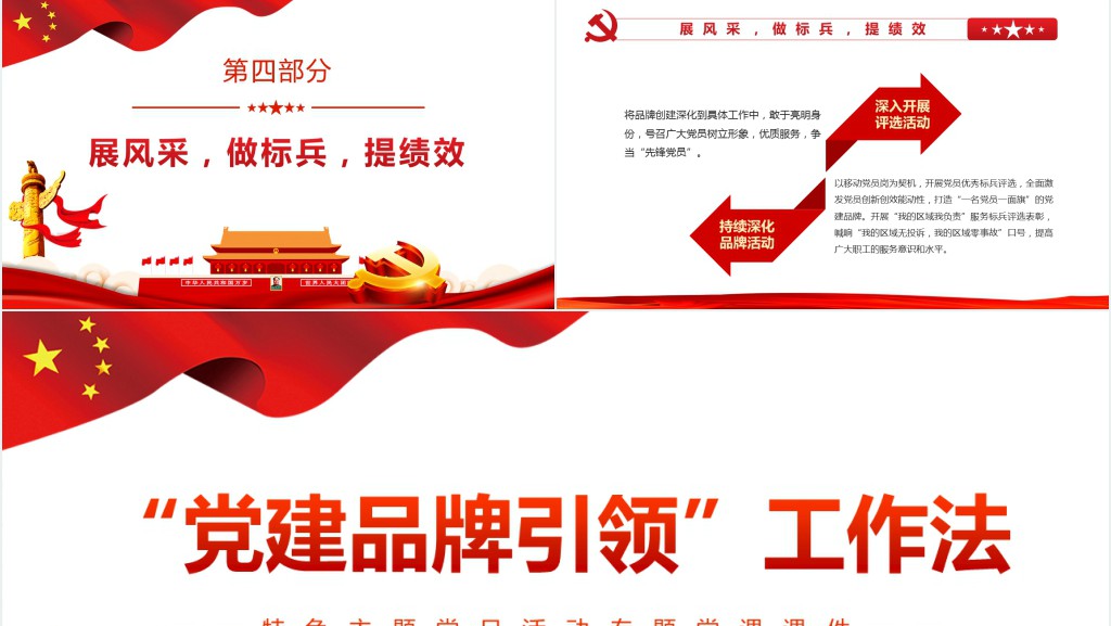 “党建品牌引领”工作法PPT党课 “党建品牌引领”工作法PPT党课