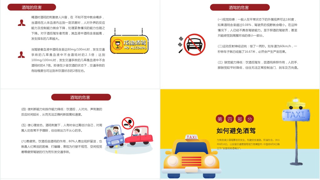 交通安全拒绝酒驾教育PPT课件 交通安全拒绝酒驾教育PPT课件