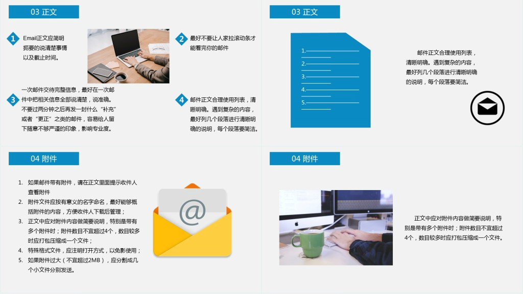 电子邮件书写规范礼仪培训PPT模板