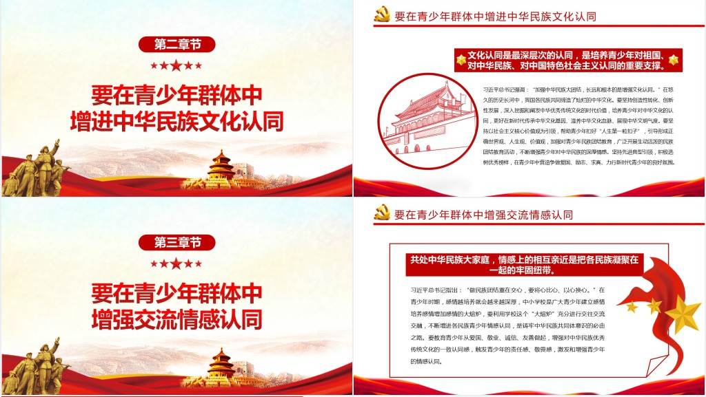 铸牢新时代青少年中华民族共同体意识PPT党课 铸牢新时代青少年中华民族共同体意识PPT党课