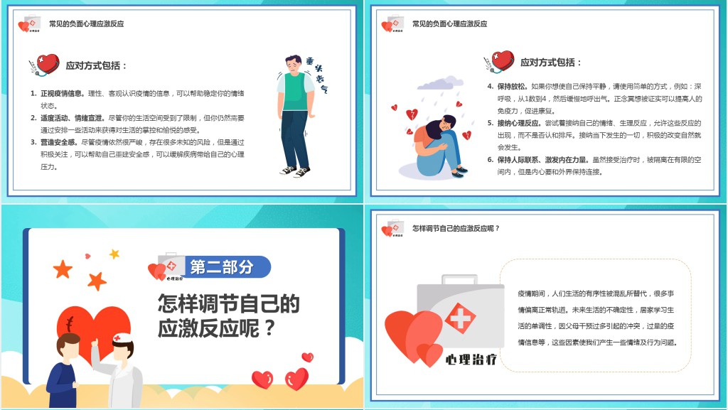 疫情期间心理健康和情绪疏导PPT课件 疫情期间心理健康和情绪疏导PPT课件