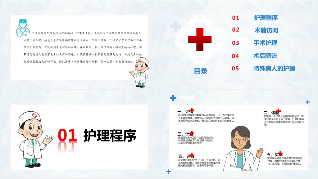 手术期病人护理常规PPT模板 手术期病人护理常规PPT模板
