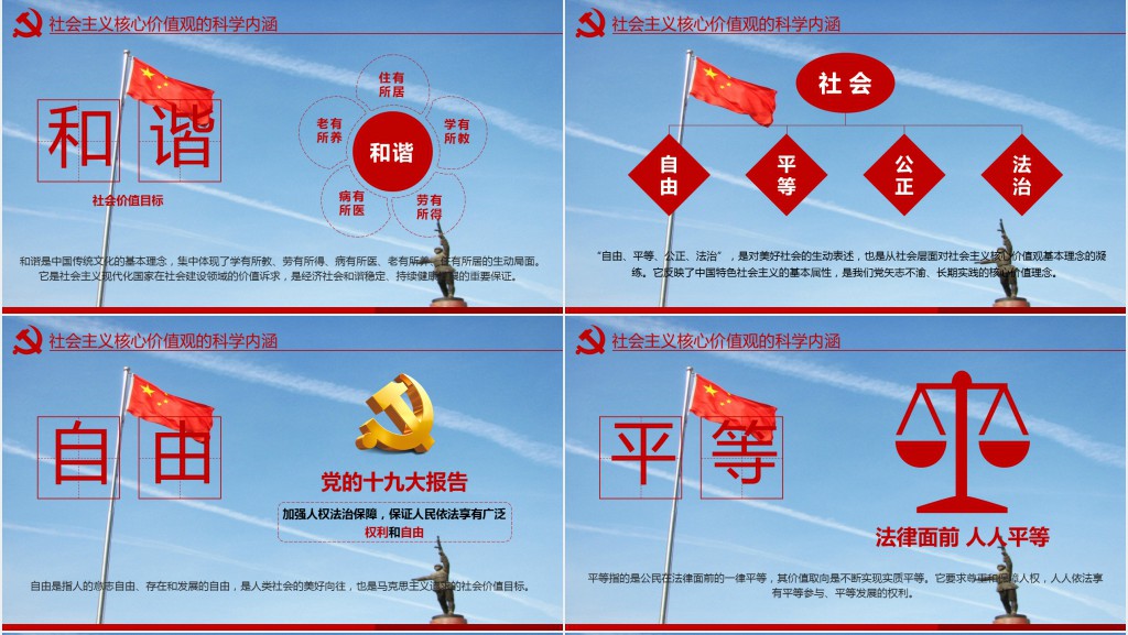 社会主义核心价值观党建PPT党课 社会主义核心价值观党建PPT党课