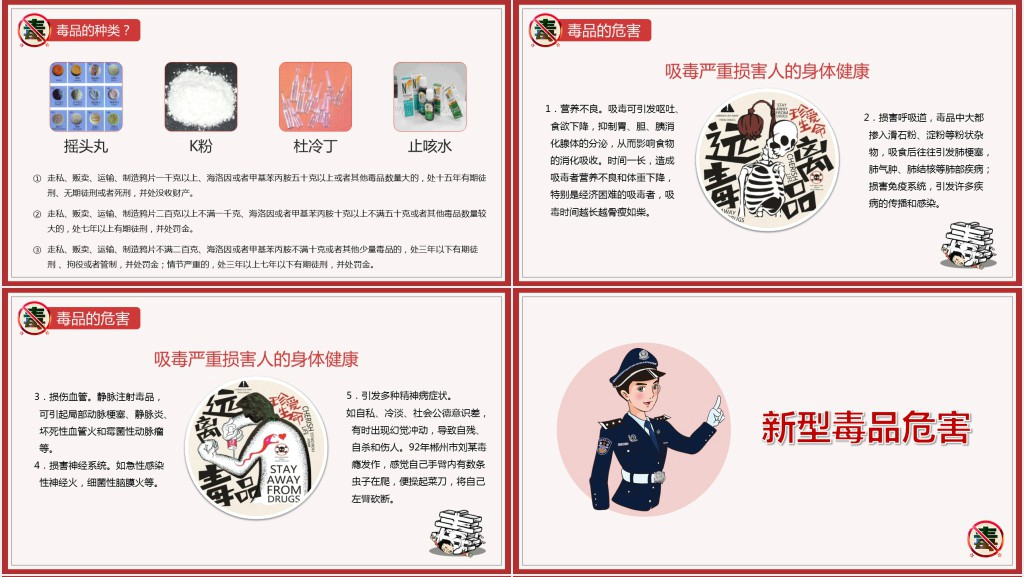 青少年禁毒预防教育宣传PPT课件 青少年禁毒预防教育宣传PPT课件