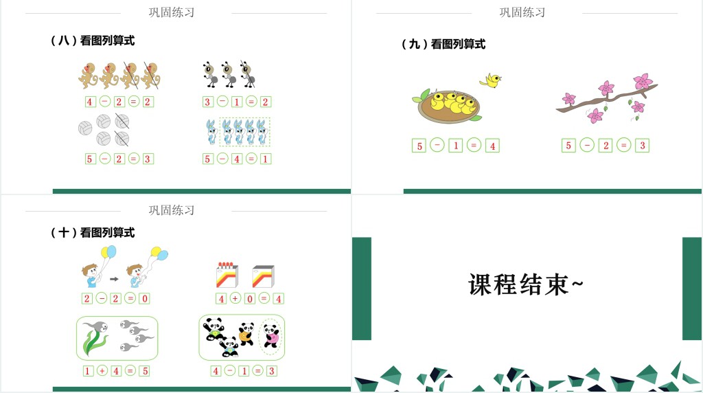 人教版小学一年级数学上册第三课第四课时:1~5的认识和加减法——0的认识和有关的加减法PPT课件 人教版小学一年级数学上册第三课第四课时:1~5的认识和加减法——0的认识和有关的加减法PPT课件