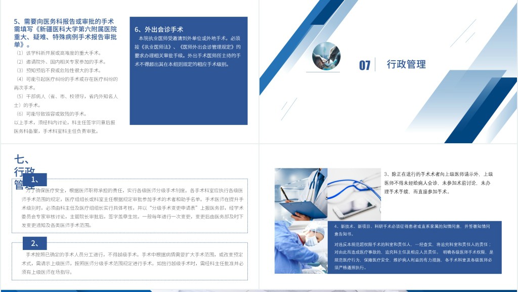 手术管理制度PPT模板
