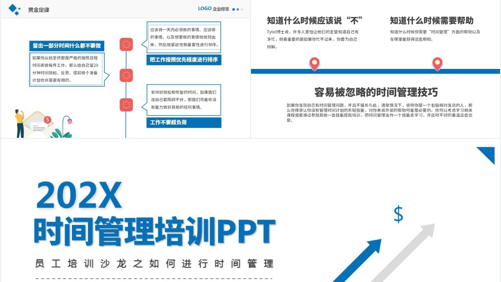 时间管理培训PPT新员工入职培训季度年度员工能力培训