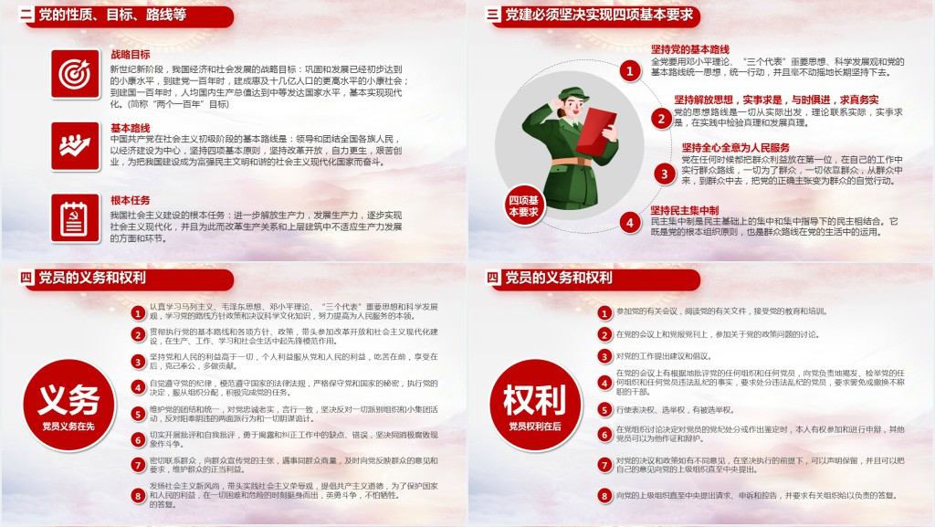 党的基本知识基层党支部党务工作流程培训PPT党课 党的基本知识基层党支部党务工作流程培训PPT党课