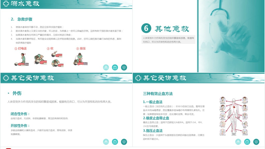 常见急救知识PPT培训课件