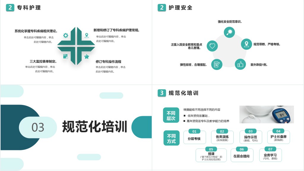 任职科室护士长述职报告PPT模板 任职科室护士长述职报告PPT模板