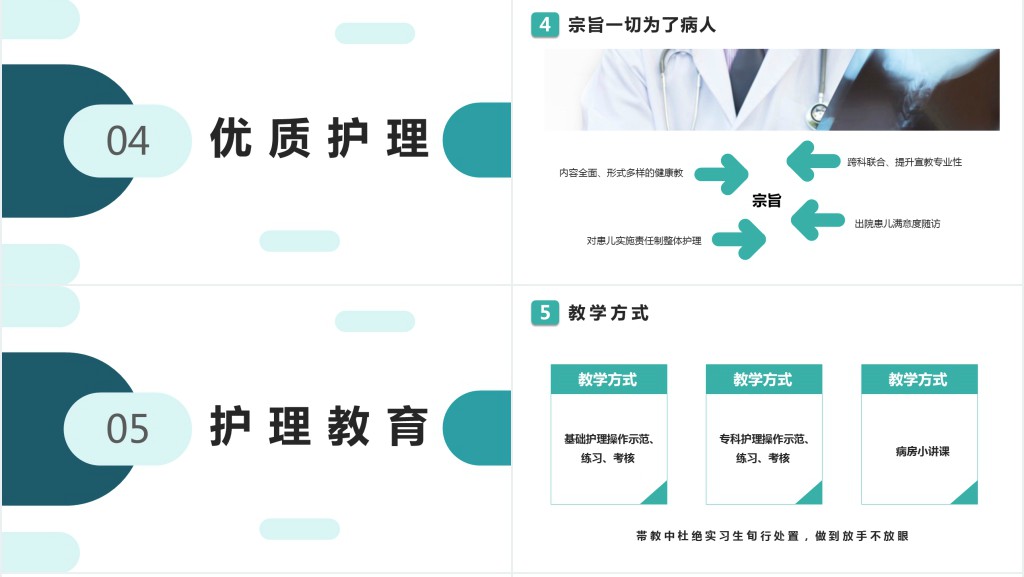 任职科室护士长述职报告PPT模板 任职科室护士长述职报告PPT模板