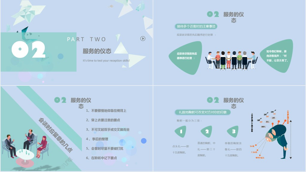 商务礼仪接待迎客技巧培训PPT课件 商务礼仪接待迎客技巧培训PPT课件