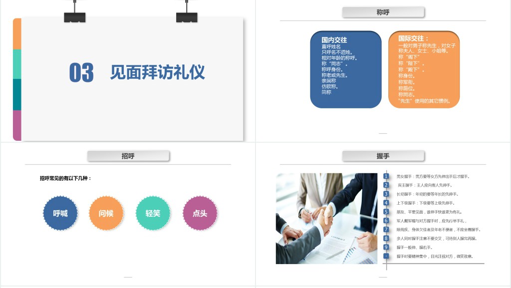 公关礼仪培训讲座课程PPT课件 公关礼仪培训讲座课程PPT课件