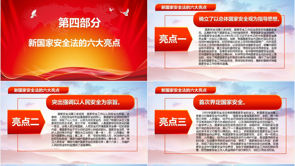 党政风全民国家安全教育日PPT党课 党政风全民国家安全教育日PPT党课