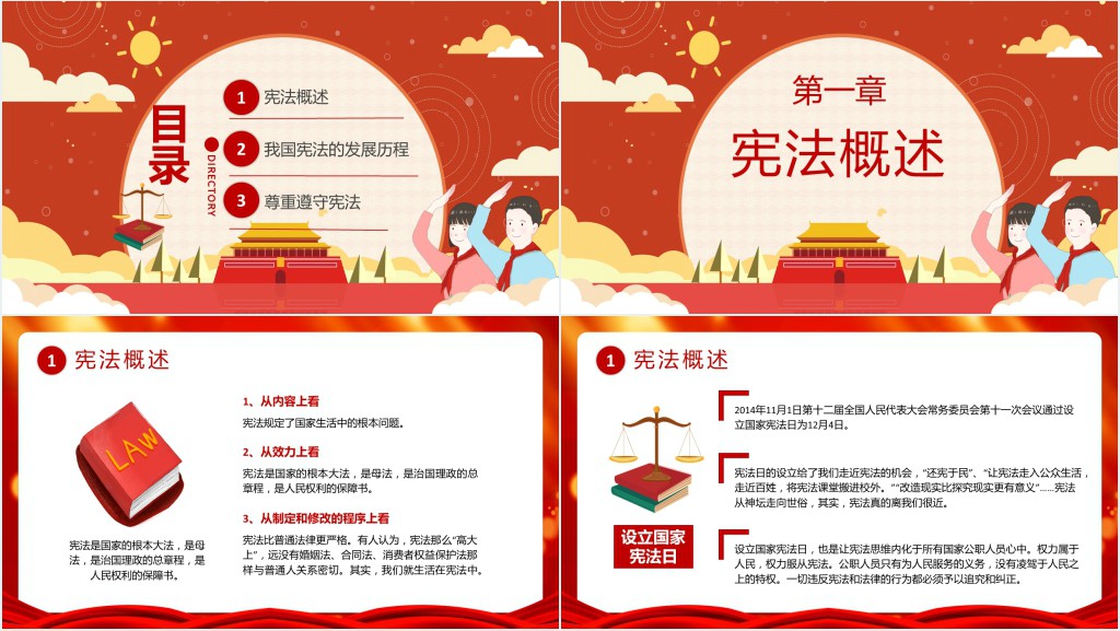 中小学生国家宪法日开展法制宣传PPT课件 中小学生国家宪法日开展法制宣传PPT课件