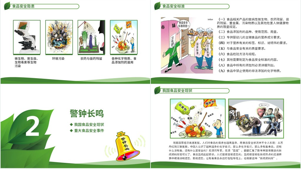 食品安全从我做起卫生健康主题班会PPT课件