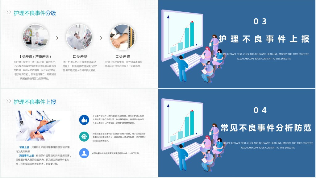 护理不良事件的分析与预防PPT模板 护理不良事件的分析与预防PPT模板