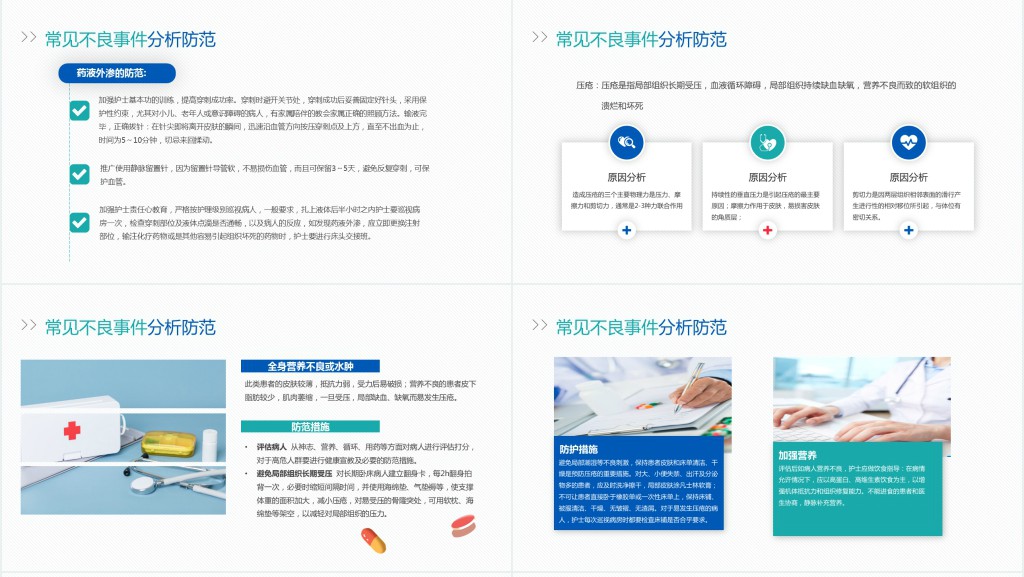 护理不良事件的分析与预防PPT模板 护理不良事件的分析与预防PPT模板