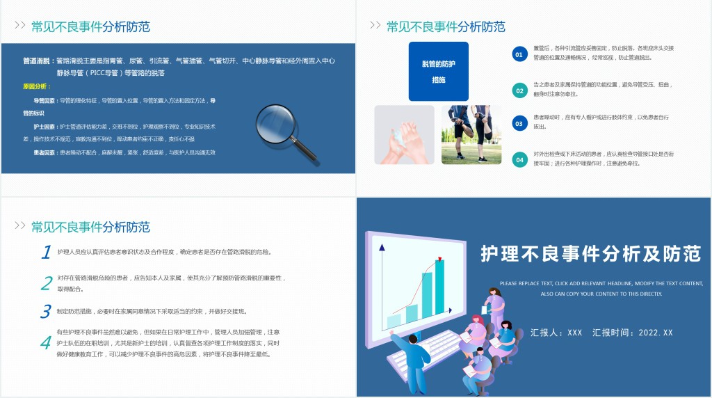 护理不良事件的分析与预防PPT模板 护理不良事件的分析与预防PPT模板