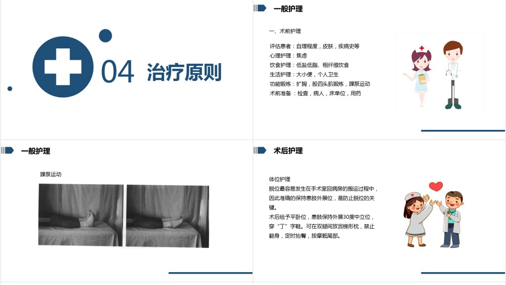 股骨颈骨折病人的护理措施PPT模板 股骨颈骨折病人的护理措施PPT模板