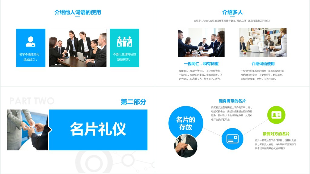 企业注重员工商务礼仪培训课程PPT课件