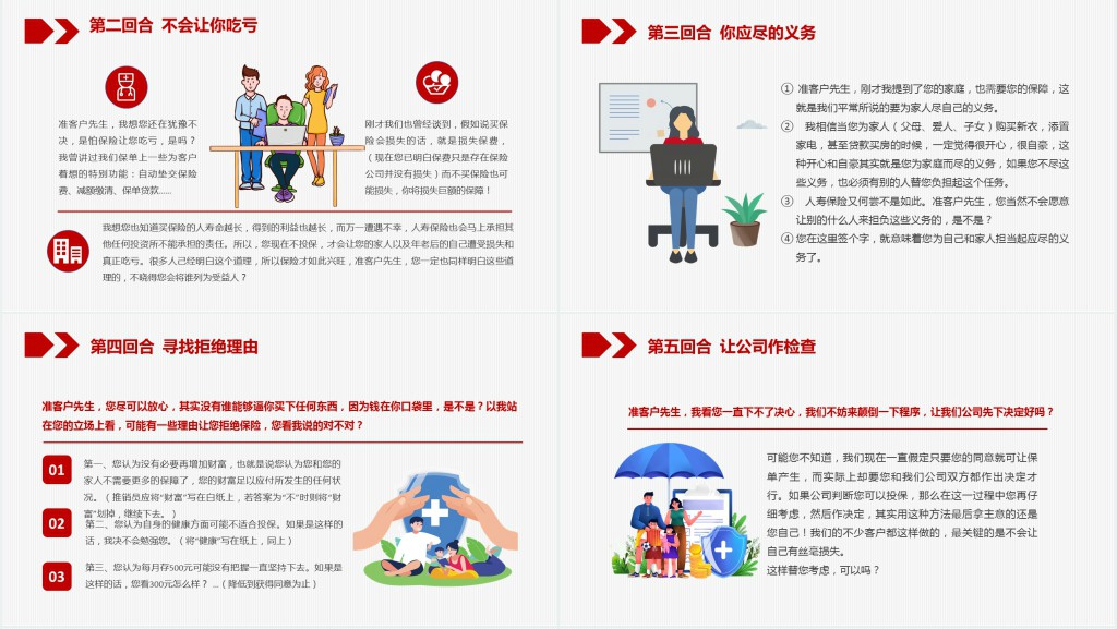保险营销员促成话术培训PPT课件