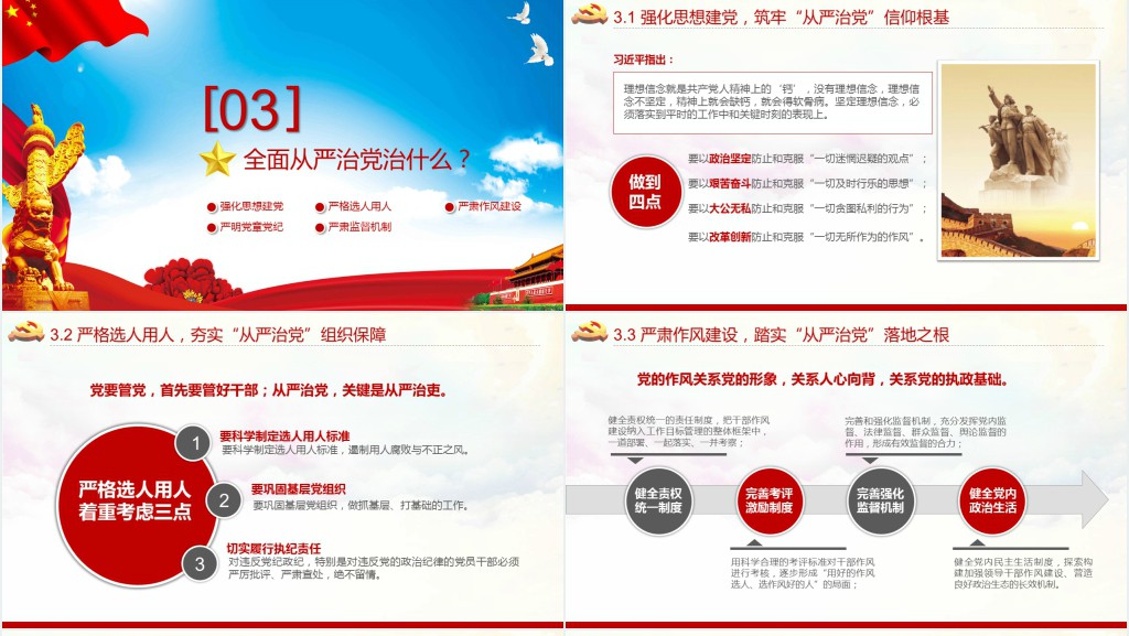党政风全面从严治党永远在路上PPT党课 党政风全面从严治党永远在路上PPT党课
