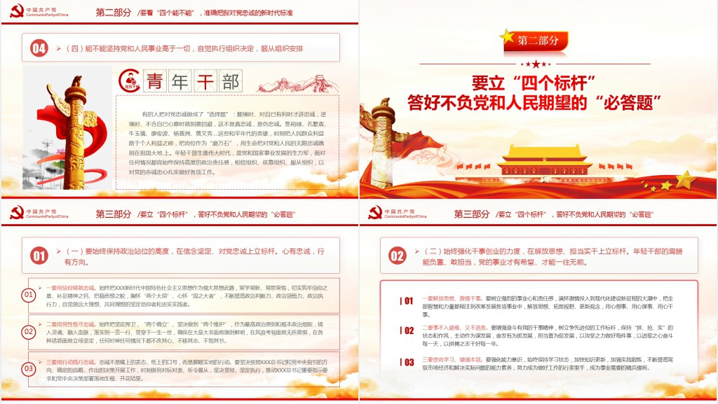 立好四标杆淬炼忠诚度答好不负党和人民期望的必答题PPT党课 立好四标杆淬炼忠诚度答好不负党和人民期望的必答题PPT党课