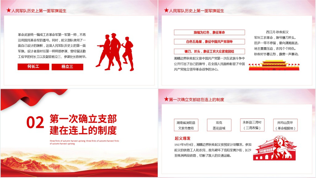 秋收起义专题PPT党课 秋收起义专题PPT党课