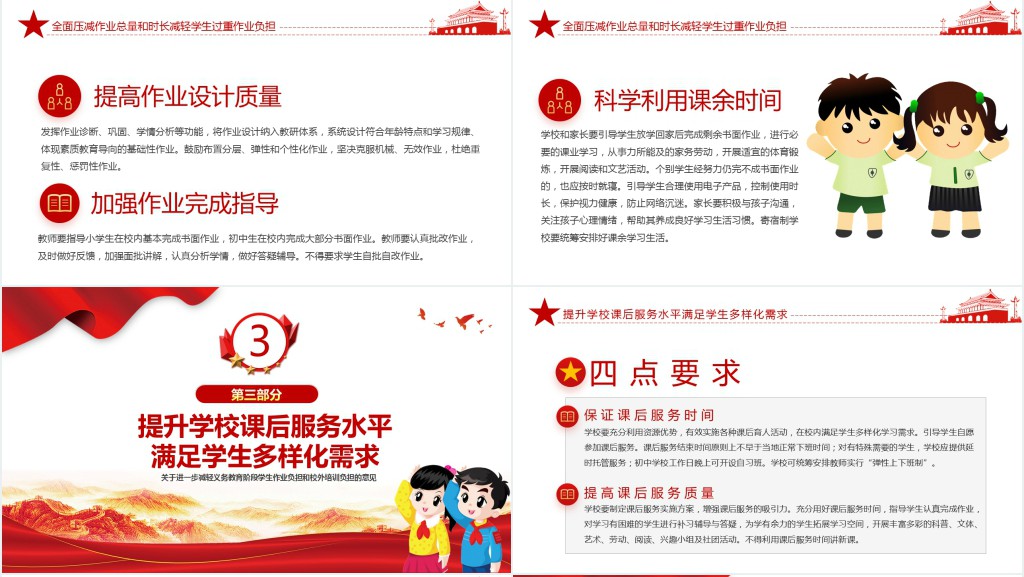 小学九年义务教育双减政策解读PPT课件 小学九年义务教育双减政策解读PPT课件