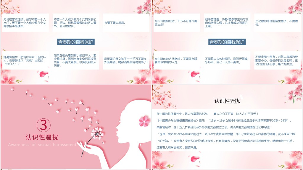 学校校园预防性侵害安全教育主题班会课PPT课件