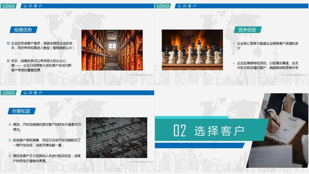 实用经典客户管理之开发客户PPT模板