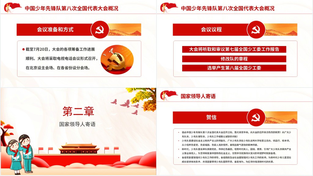 少年先锋队第八次全国代表大会PPT课件 少年先锋队第八次全国代表大会PPT课件
