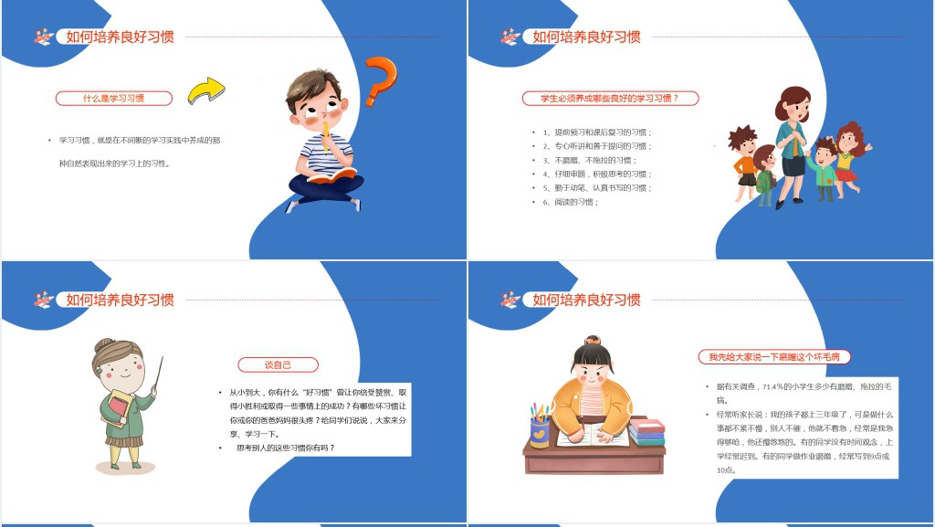 培养好习惯成就好人生主题班会PPT课件 培养好习惯成就好人生主题班会PPT课件