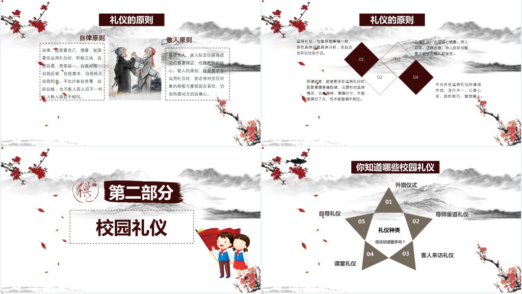 小学生校园文明礼仪主题班会PPT课件 小学生校园文明礼仪主题班会PPT课件