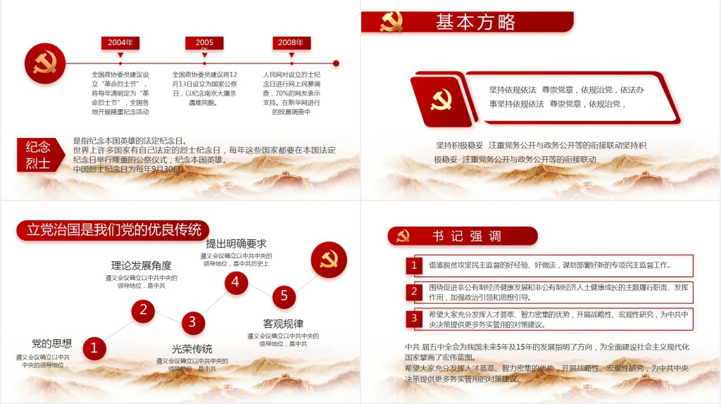 党支部主题党日PPT党课 党支部主题党日PPT党课