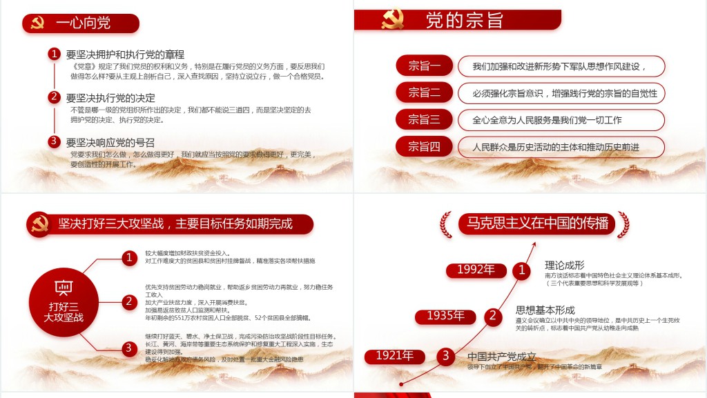 党支部主题党日PPT党课 党支部主题党日PPT党课
