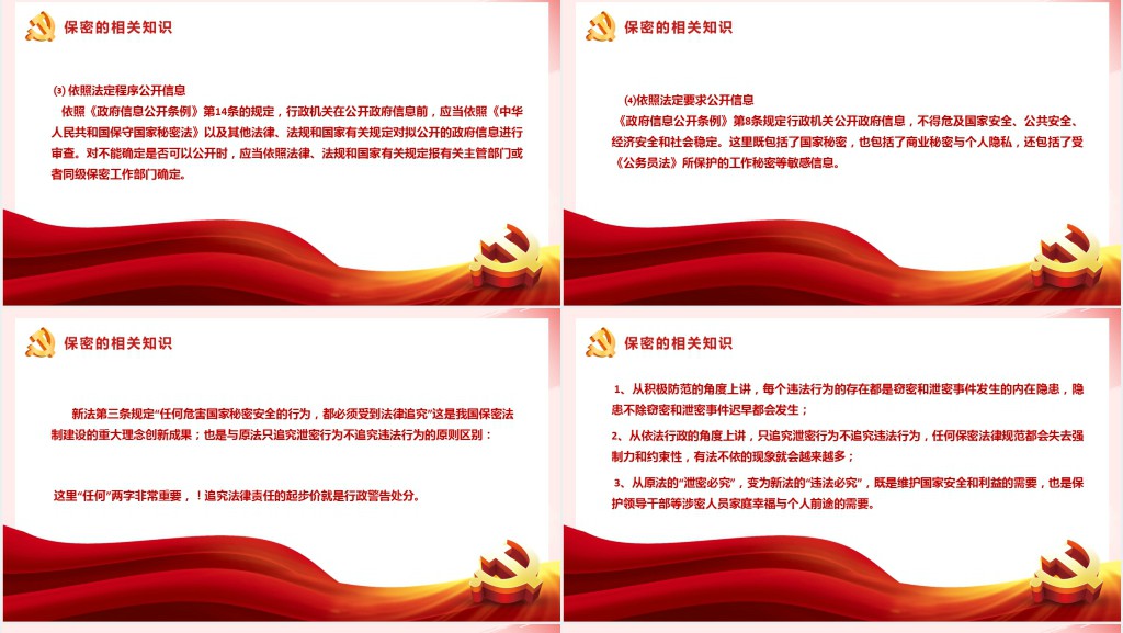 强化保密意识掌握保密知识PPT党课 强化保密意识掌握保密知识PPT党课
