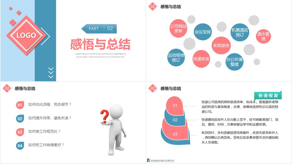 转正述职报告行政前台PPT模板 转正述职报告行政前台PPT模板