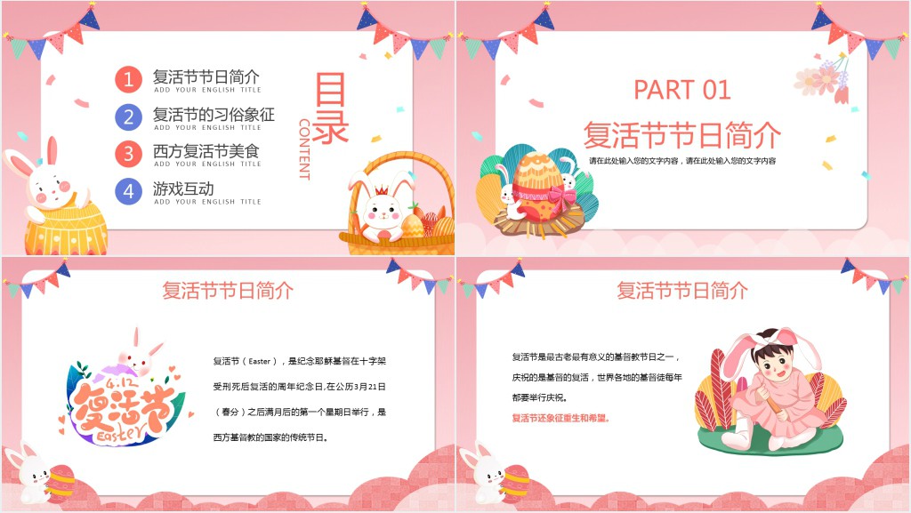 复活节的来历和习俗PPT课件 复活节的来历和习俗PPT课件