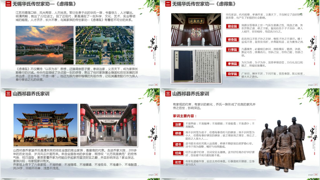 党员干部家规家风建设廉洁自律PPT党课 党员干部家规家风建设廉洁自律PPT党课