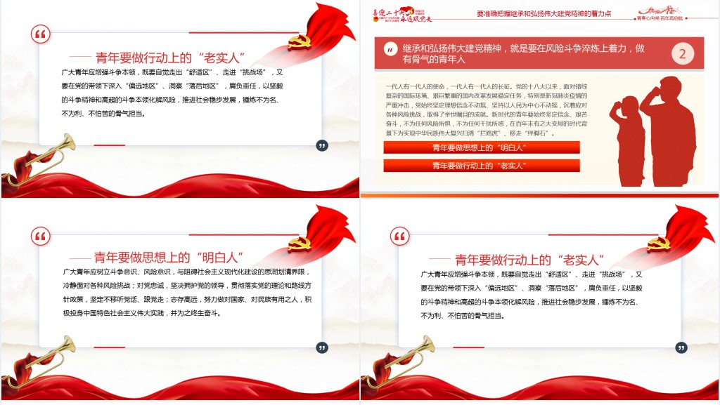 继承和弘扬伟大建党精神PPT党课 继承和弘扬伟大建党精神PPT党课