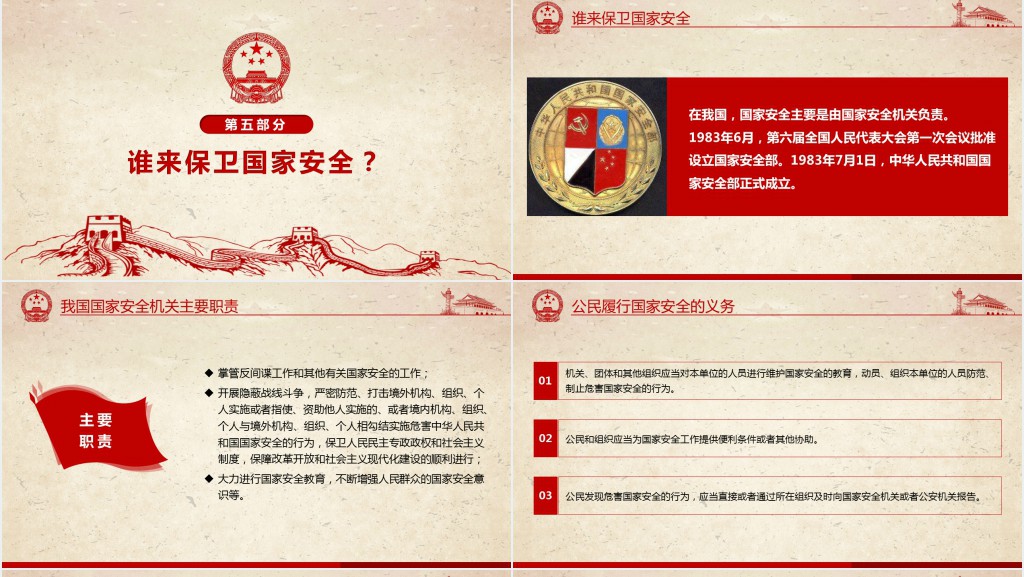 4.15国家安全教育日专题班会课PPT课件