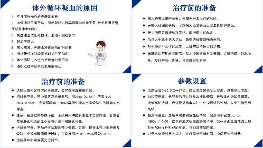 无肝素血液净化治疗的护理PPT模板 无肝素血液净化治疗的护理PPT模板