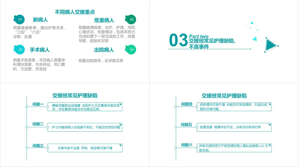 护理交接班制度小讲课PPT课件 护理交接班制度小讲课PPT课件