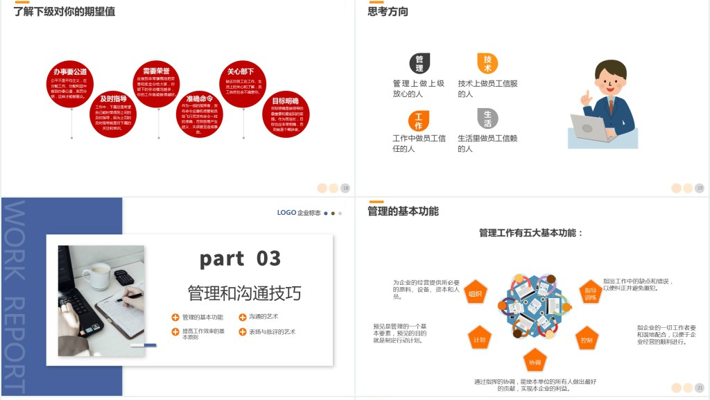 经理工作能力提升课程PPT简约风基层管理者班组长店长经理工作能力领导力培训