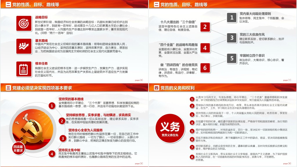 基层各党支部日常工作培训PPT党课