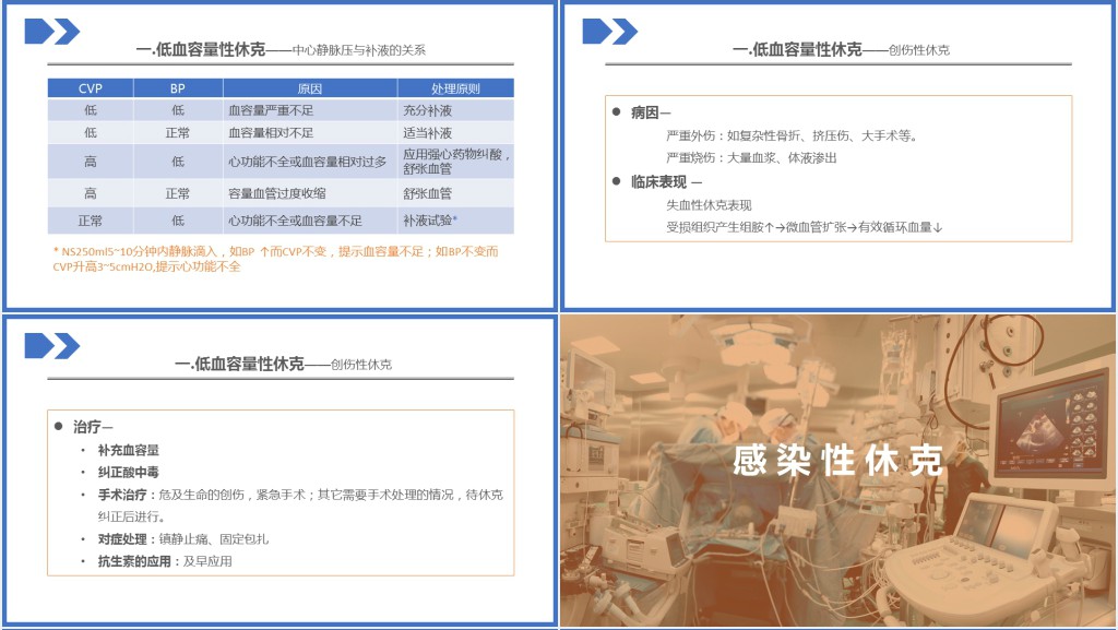 低血容量性休克及感染性休克的概率PPT个性清新医疗教学各种疾病医理PPT模板
