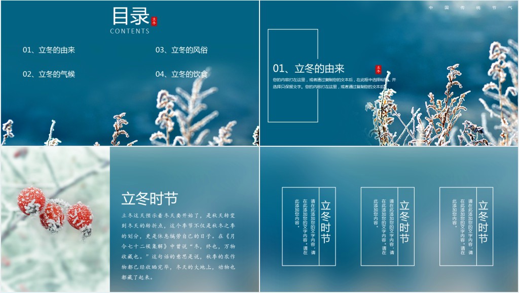 了解24节气冬至的相关知识PPT模板